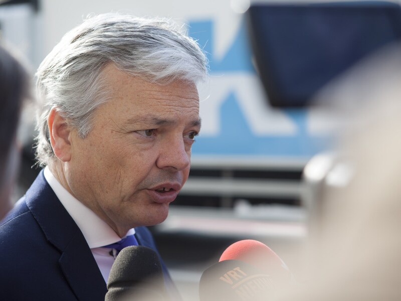 Minister van Buitenlandse zaken Didier Reynders (MR).