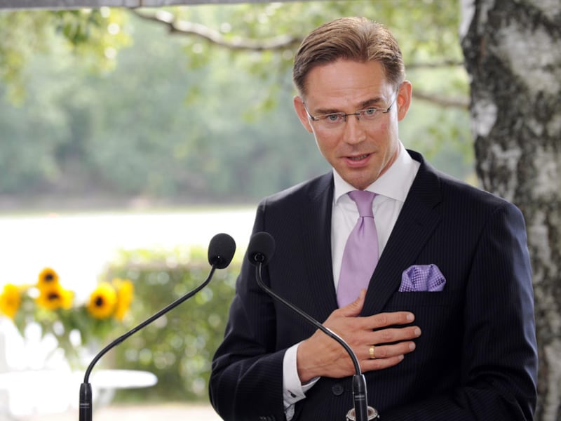 De Finse premier Jyrki Katainen