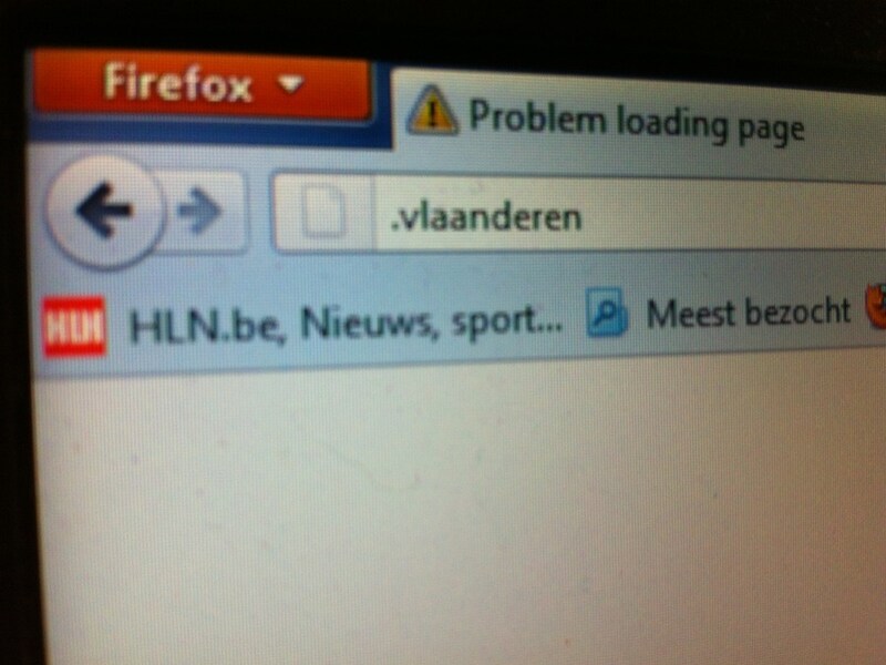 Het duurt nog even voor de extensie .vlaanderen er komt.