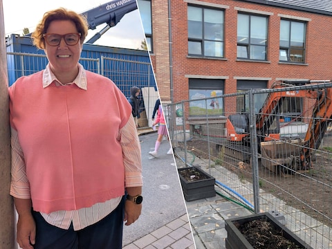 Directrice Ann Expeel werkte 10 jaar aan het dossier en de plannen, De leerlingen van de Sint-Jansschool in Menen keerden op 1 september terug naar een halve school