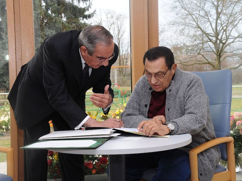 De voormalige president van Egypte Hosni Moebarak.