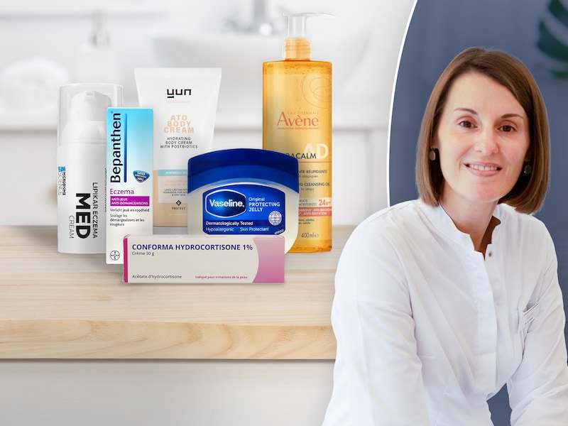 Dermatoloog Griet Voet beoordeelt 10 middeltjes tegen eczeem.