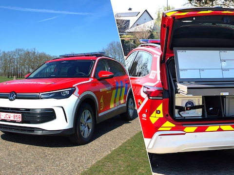 Een van de nieuwe commando wagens van Brandweer Zone Rand