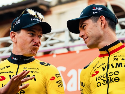 Edoardo Affini en Wout van Aert