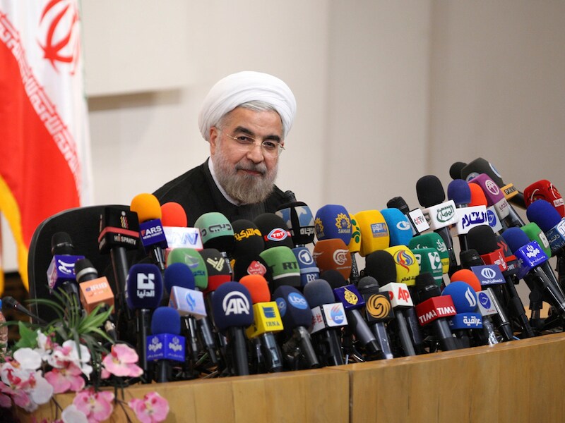 De Iraanse president Rohani.