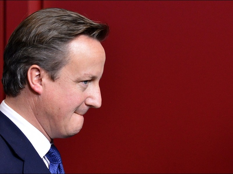 Cameron is niet onder de indruk van het voorstel van Raadsvoorzitter Van Rompuy.