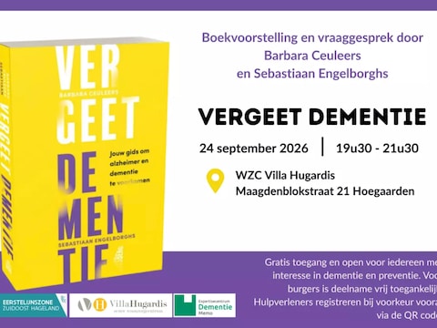 Tijdens de avond staan journaliste Barbara Ceuleers en vooraanstaand neuroloog prof. dr. Sebastiaan Engelborghs centraal. 