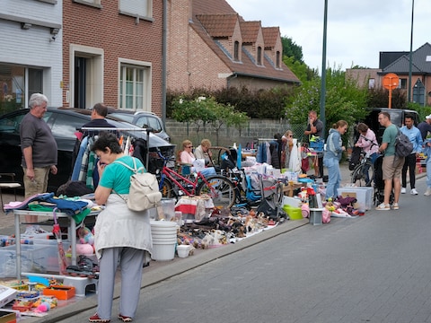 Door andere een rommelmarkt is er deze week verkeershinder in Sint-Joris (illustratiebeeld).