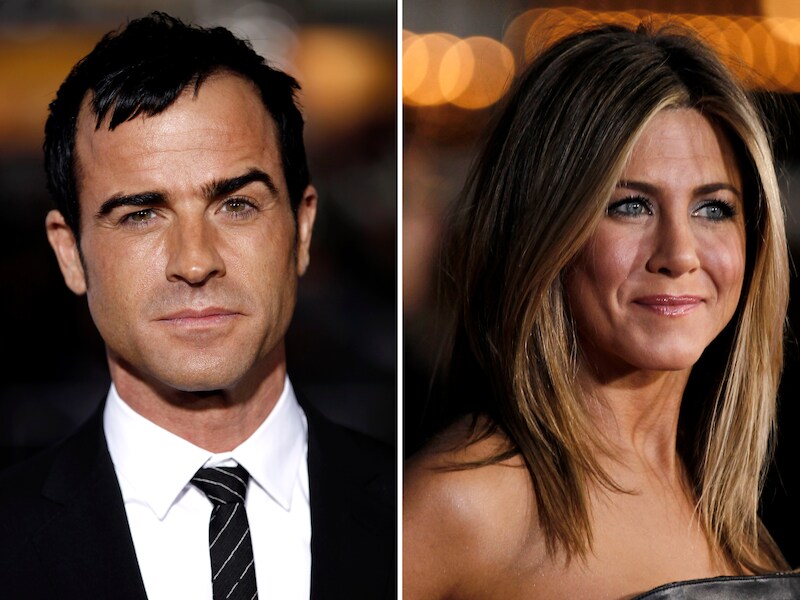 Justin Theroux en zijn verloofde, Jennifer Aniston.