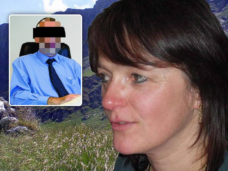 De Belgische Françoise verdween 17 jaar geleden in de Spaanse Pyreneeën. Haar echtgenoot (inzet) is nu in verdenking gesteld voor doodslag. 