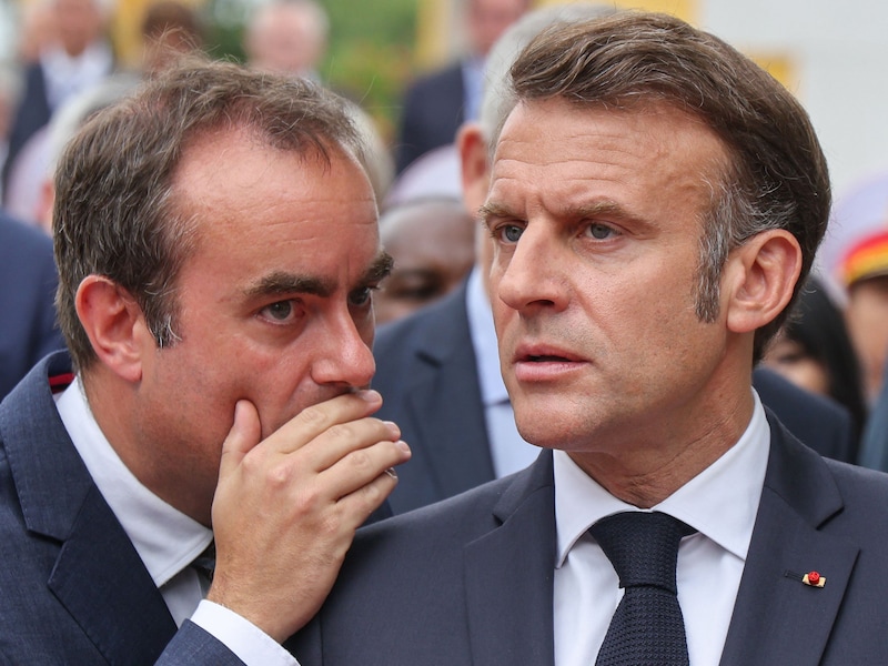 Premier Lecornu en president Macron.