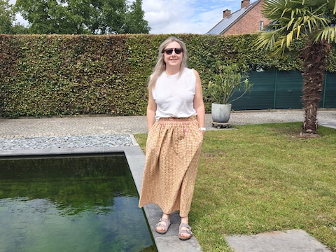 Ilse Cras, partner van burgemeester Jan Bertels.