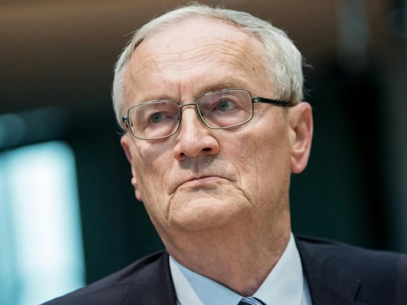 August Hanning (80), het voormalige hoofd van de Duitse inlichtingendienst BND.