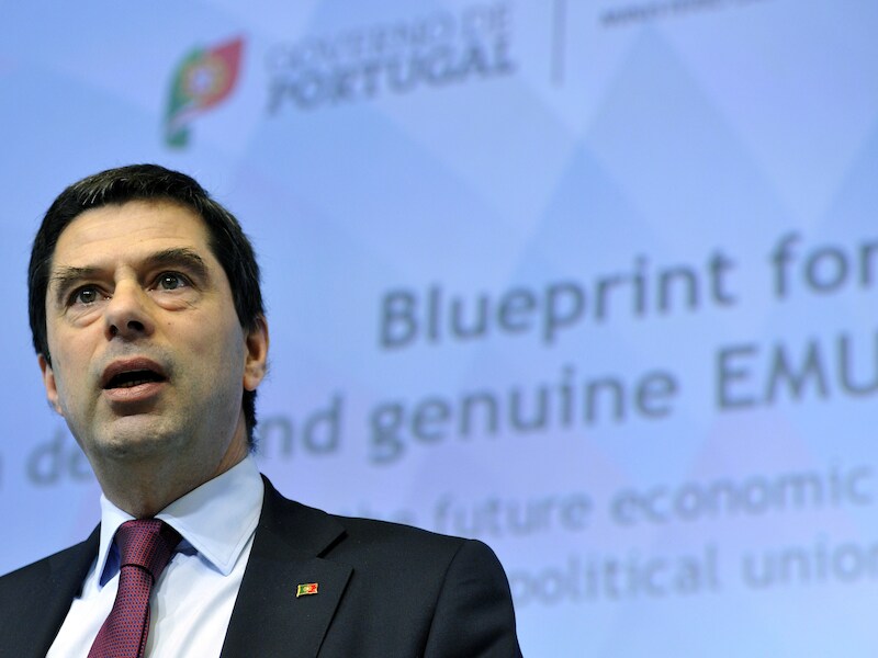 De Portugese minister van Financiën Vitor Gaspar.