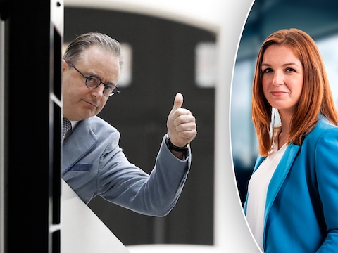 De Wever vrijdagavond voor de kern. Gisteren kwam de kern niet bijeen.