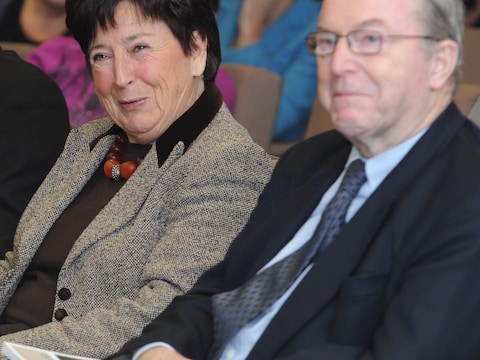 Miet Smet en echtgenoot Wilfried Martens.