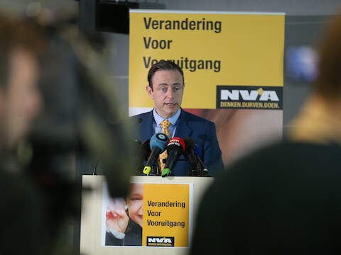 N-VA-voorzitter Bart De Wever.
