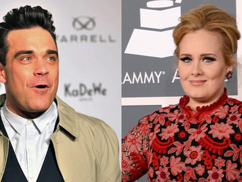 Robbie Williams en Adele.