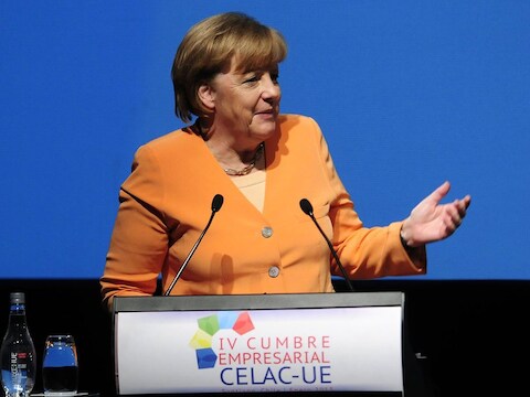 Angela Merkel.