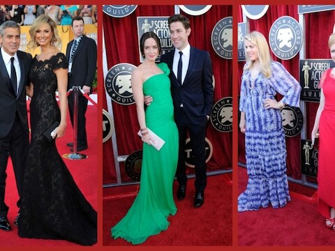George Clooney en Stacy Keibler, Emma Blunt en John Krasinski, Busy Philips en Michelle Williams.