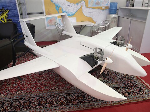 Iran stelde vandaag de 'kamikazedrone' voor.