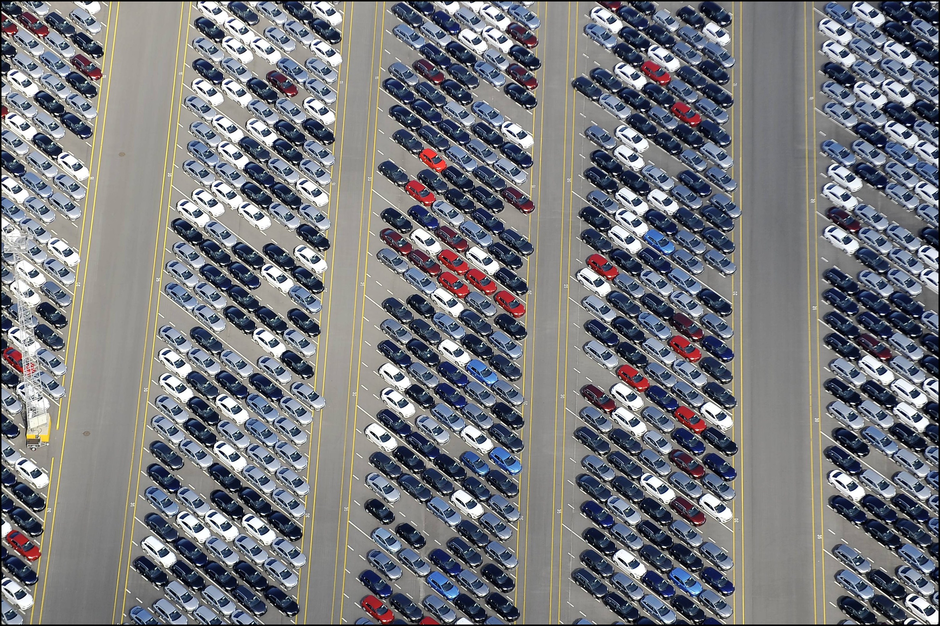 De haven van Zeebrugge.
