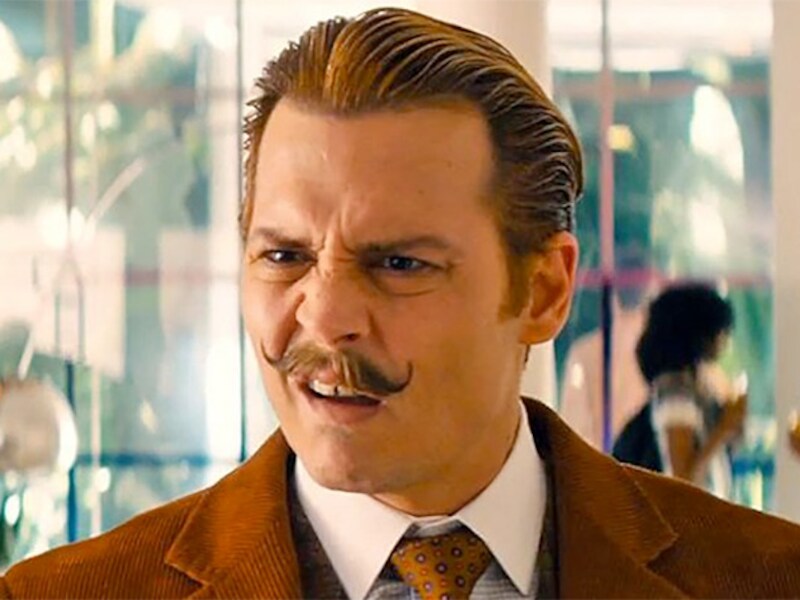 Johnny Depp viel als 'Charlie Mortdecai' niet in de smaak bij de jury.