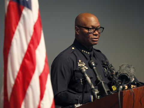 Politiecommissaris David Brown.