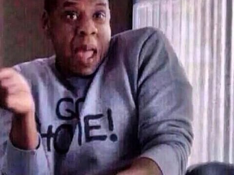 Een van de vele internetmeme's die de spot drijven met Jay-Z