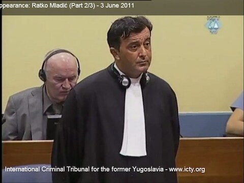Advocaat Aleksandar Aleksic.