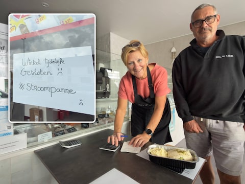 Cristine Gelaude en Pascal Dewaele wisten zich in hun viswinkel Sel de Mer in Oudenaarde uit de slag te trekken, maar veel handelszaken moesten noodgedwongen de deuren sluiten.