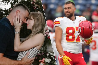 “Hij schreeuwde zijn liefde van de daken, dát maakte het verschil”: dit is Travis Kelce, de man die het hart van Taylor Swift veroverde