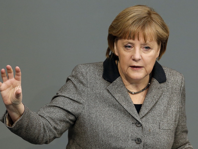 Angela Merkel.
