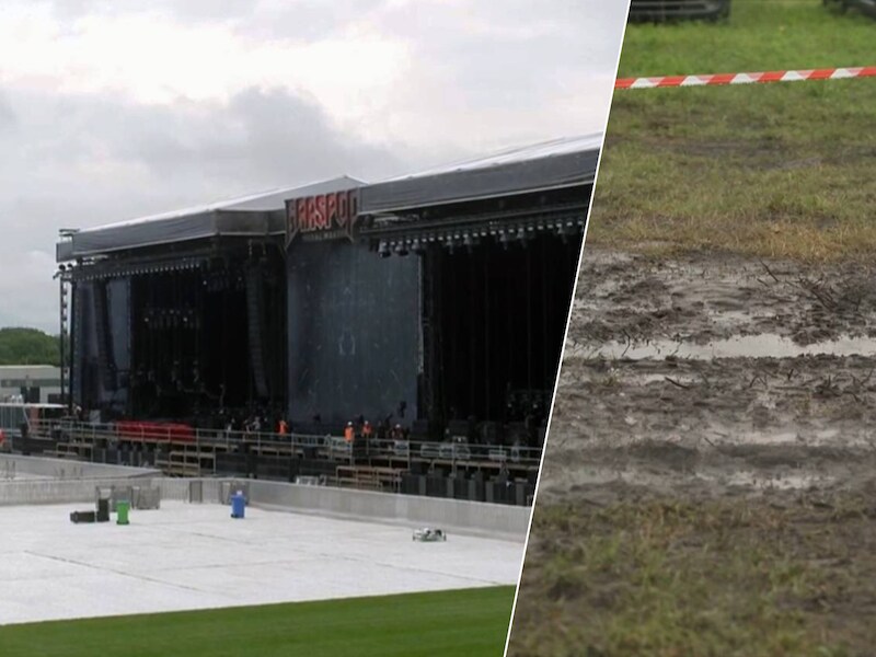 Graspop beslist vanavond of noodplan geacti­veerd wordt: “Hevige regen speelt ons toch wel parten”
