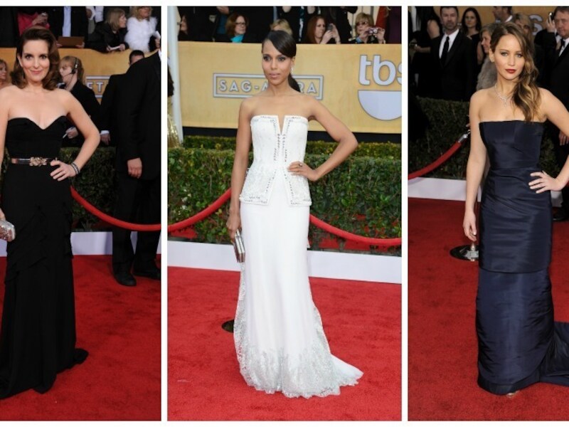 Tina Fey, Kerry Washington en Jennifer Lawrence.