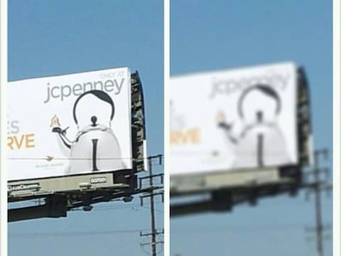 De reclamecampagne van JCPenney gaat niet onopgemerkt voorbij.