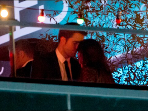 Pattinson en Stewart in betere tijden in Cannes.