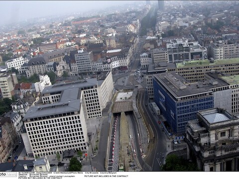 Het Louizaplein.