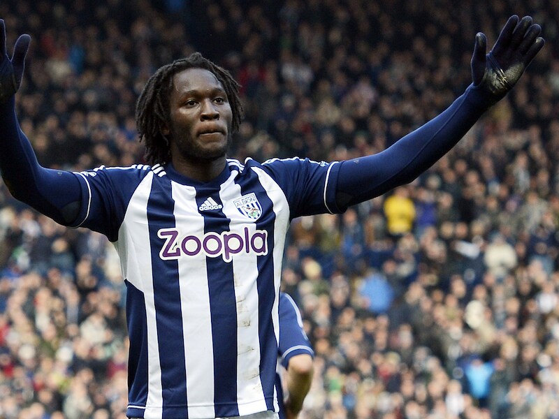 Romelu Lukaku scoorde dit seizoen al twaalf keer voor West Brom.