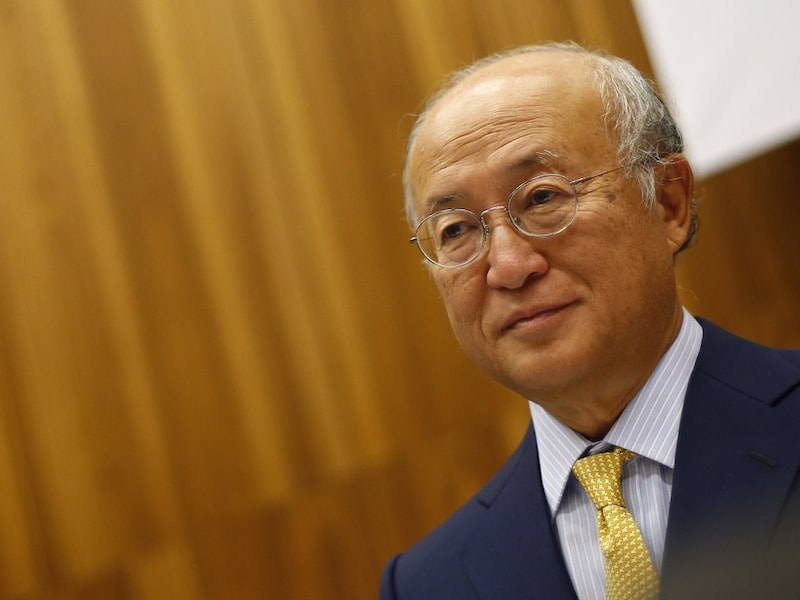 Yukiya Amano, de directeur-generaal van het Internationaal Atoomagentschap.