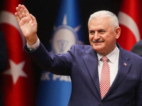 Turks premier Yildirim.