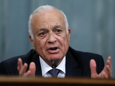 Secretaris-generaal van de Arabische Liga Nabil Elaraby
