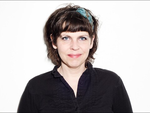 Partijvoorzitster en -medestichter Birgitta Jónsdóttir