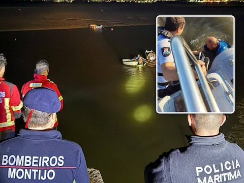De man werd net op tijd uit het water gered.