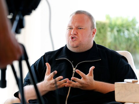 Kim Schmitz, alias Kim Dotcom, de oprichter van Mega.