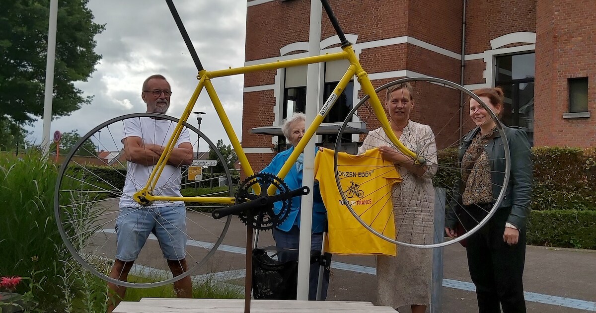 Kunstwerk als hommage aan Bornemse wielerheld Eddy Pauwels: “Won vier ...