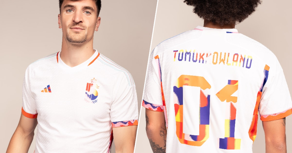 Nu ook helemaal officieel: de nieuwe witte uitshirts van de Duivels ...