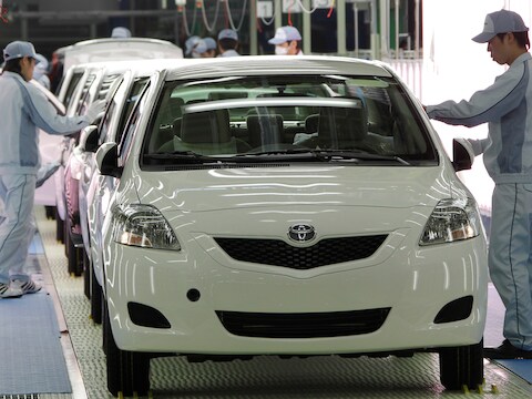 Voorlopig wordt de Yaris nog geproduceerd in Japan