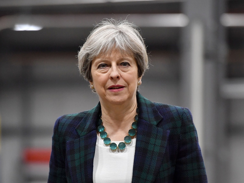 Brits premier Theresa May.