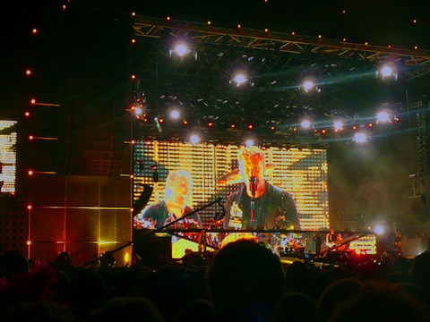 Metallica op het festival Rock in Rio.